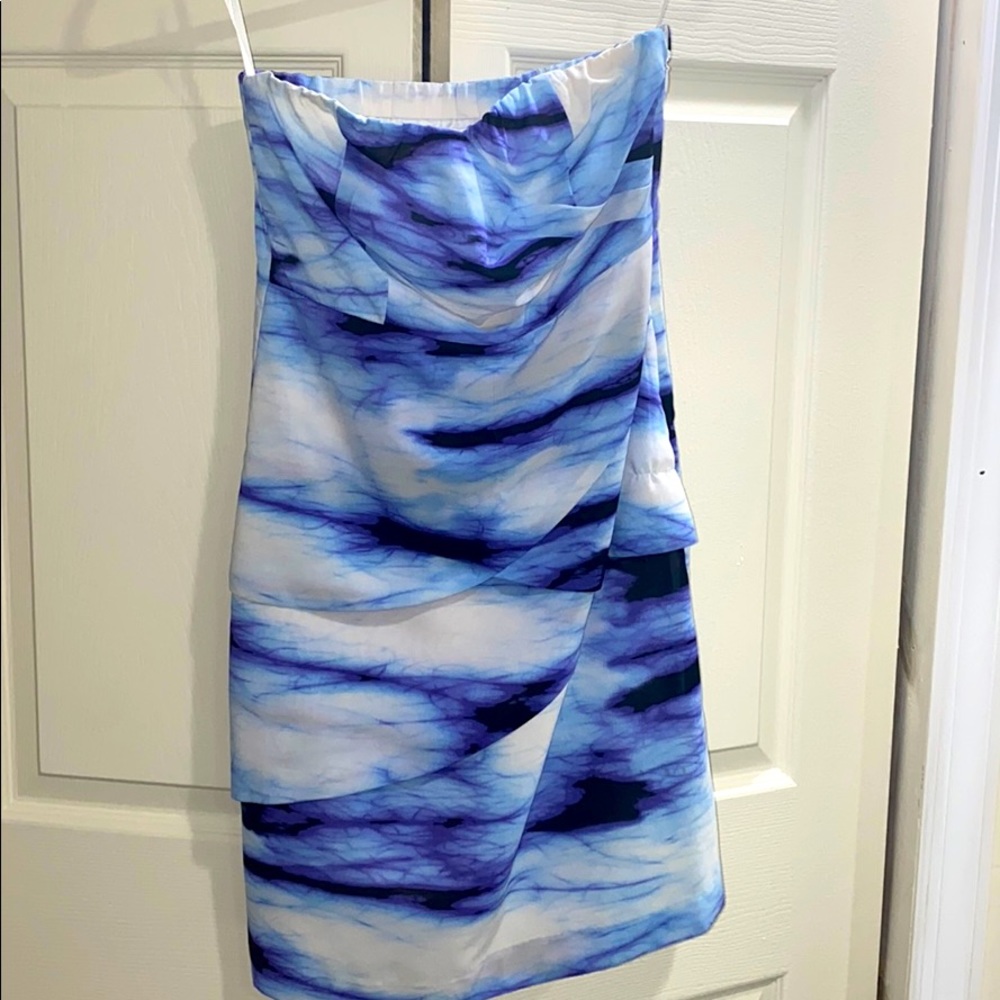 Blue & White Ombré Dress